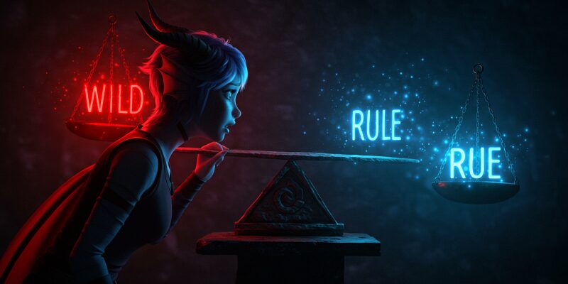 DRAPLINE　WILDとRULEの間で揺れるクーちゃんの気質