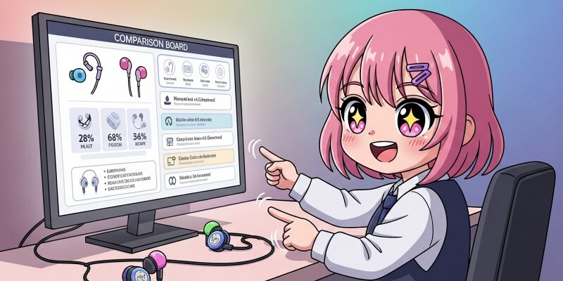 【おすすめイヤホン】用途・価格帯別の最適解――おすすめモデル比較グリッド