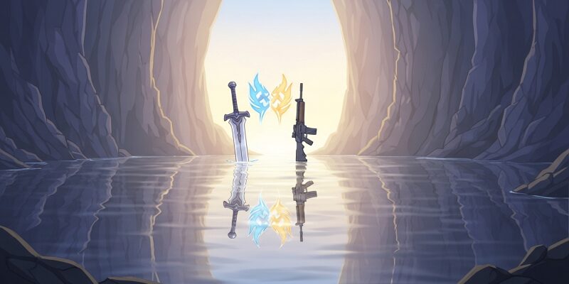 『Core Keeper』における「近接 vs 遠距離」というテーマの答えは、単純な優劣ではなく“進行度によって変化する”というのが本質です。