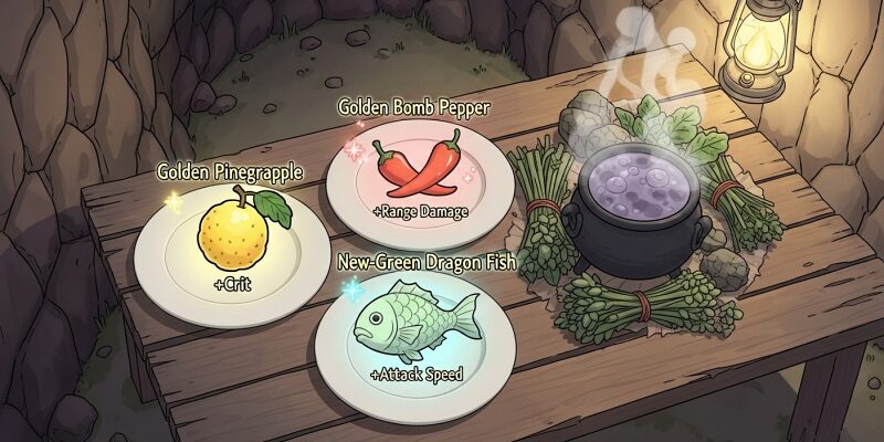 【Core Keeper】料理と食材でステータスをブースト