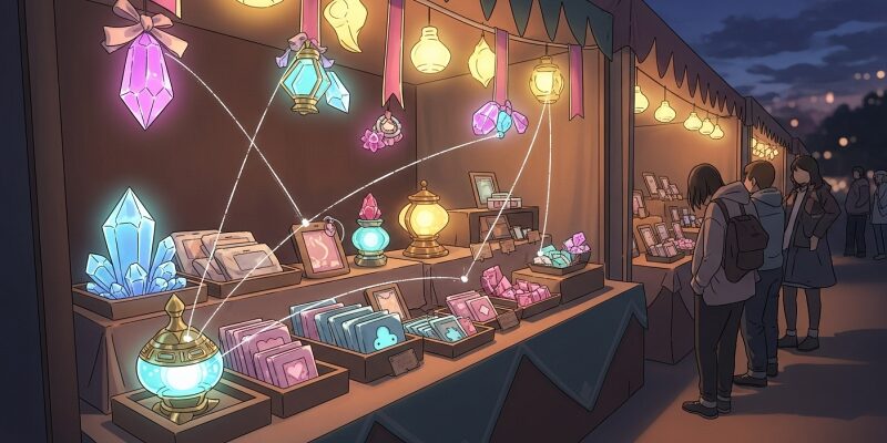 【風のグランドバザール】バザールの売上を底上げする“オブジェ配置”の基礎