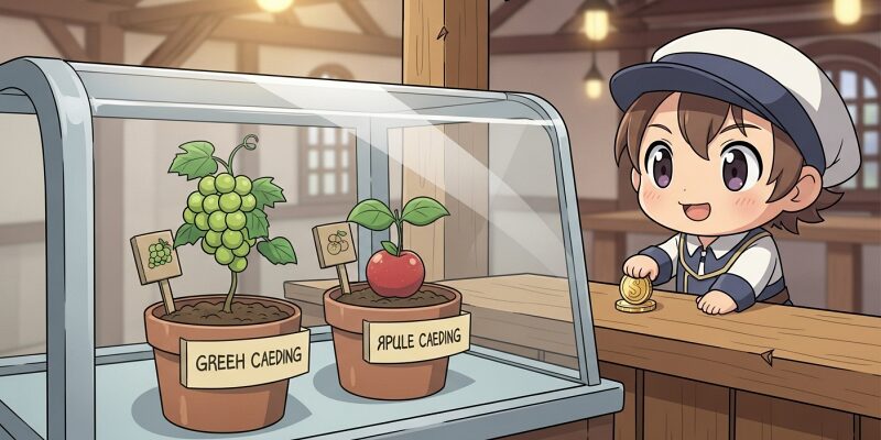 【風のグランドバザール】黄色い風車で行う「苗変換」金策