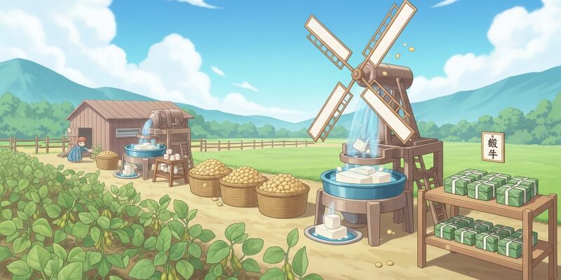 【風のグランドバザール】最効率の贈り物は何か？“豆腐サプライチェーン”構築術