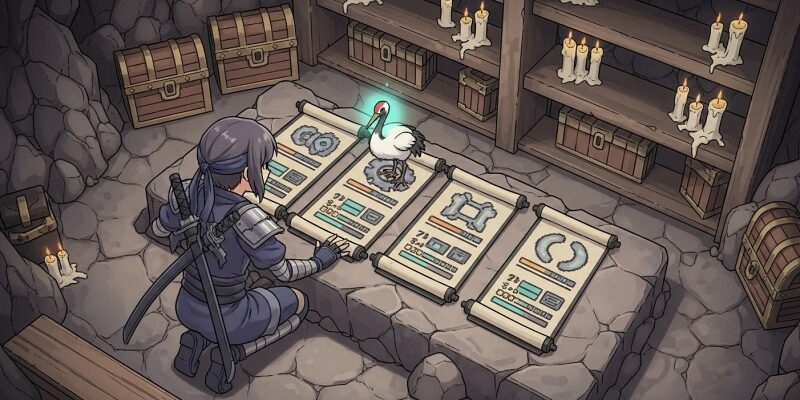 【Core Keeper】装備だけでは届かない部分を埋める要素：料理とタレント