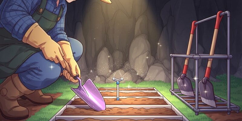 【Core Keeper】必須ツールの最適解：オクタリンの園芸こてとクワの選び方