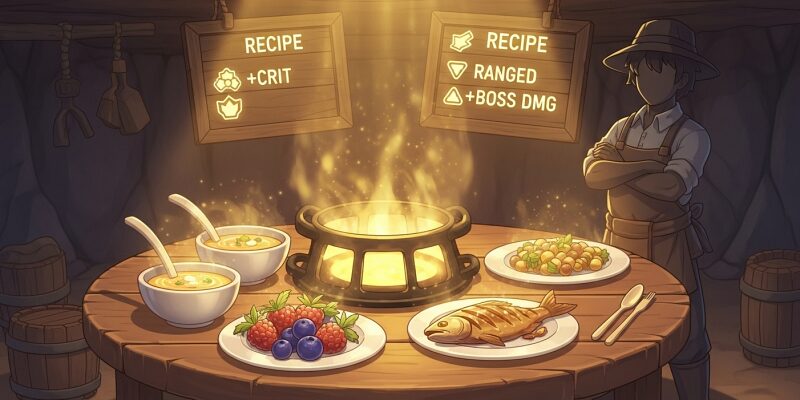 【Core Keeper】農業が戦闘を変える：金色料理が生むワンショット火力