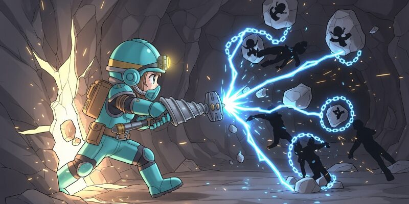 【Core Keeper】採掘ダメージ変換型 近接ビルド（ストームブリンガー型）