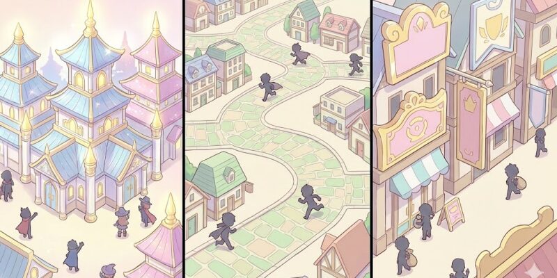 【冒険ダンジョン村2】レイアウトのタイプ別比較（アピール優先 / 導線優先 / 収益優先）