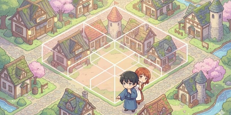 【冒険ダンジョン村2】動線の最適化｜入口旅館と3×3ブロック配置で稼ぐ