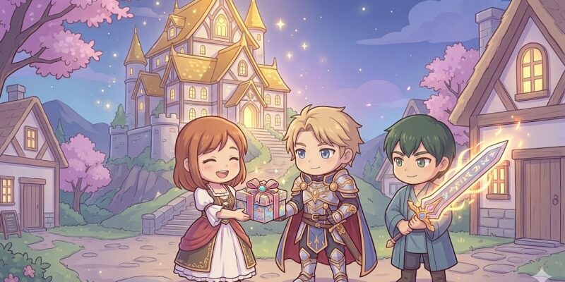 【冒険ダンジョン村2】贈り物はマジックポットよりも形質ポイントが2倍入り、観光客を呼び込む“街の成長エンジン”として最も効率的です。