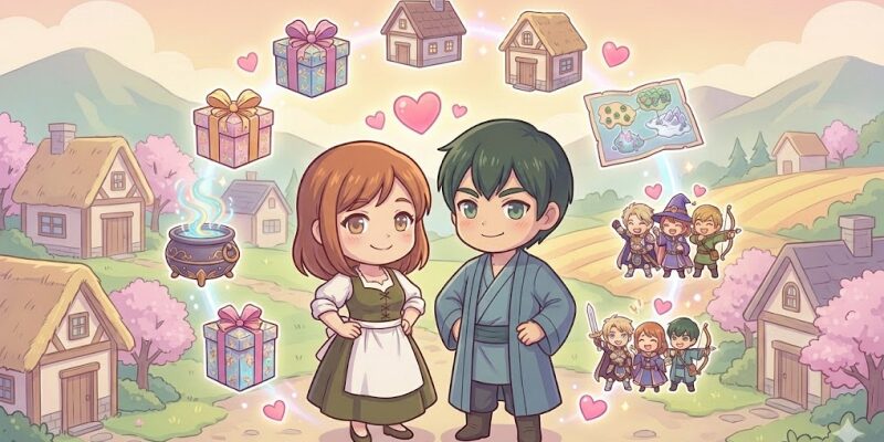【冒険ダンジョン村2】不要素材を属性ポイントへ変換し、強化装備の贈答と高品質施設の併用で、終盤の高要求冒険者の満足度を一気に底上げできます。