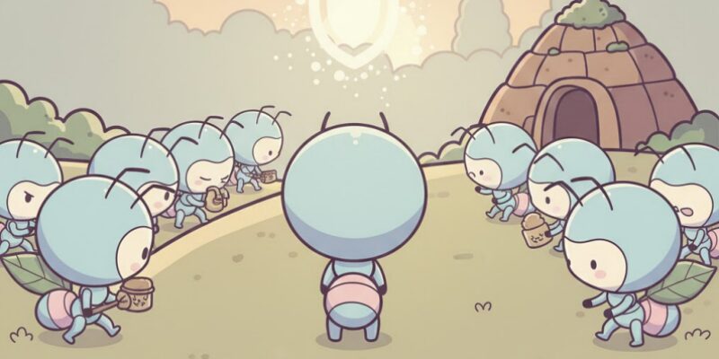 【ザ・アンツ】荷重最適化の物理学（兵站の中心理論） 採取量は荷重で決まります