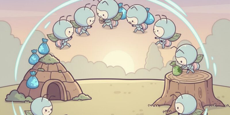 【ザ・アンツ】特化アリの役割分担と最適組み合わせ 資源ごとに適任がいます