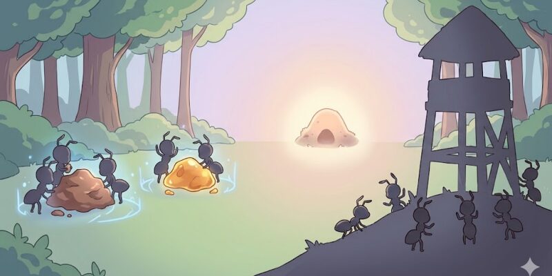 【ザ・アンツ】中盤（十五日〜）の役割分担 役割分担で進行が安定します