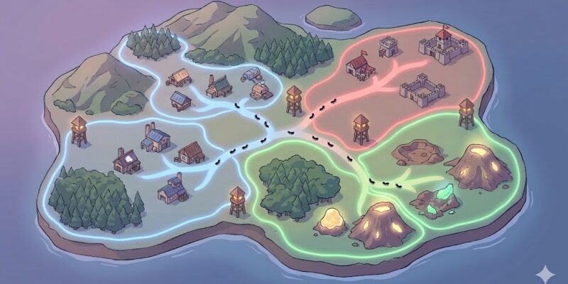 【ザ・アンツ】生息地と強化効果の最適配分 割り当てで戦力が大きく変わります