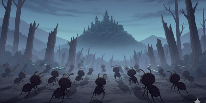 【ザ・アンツ】先手の重要性と速度の差を表す