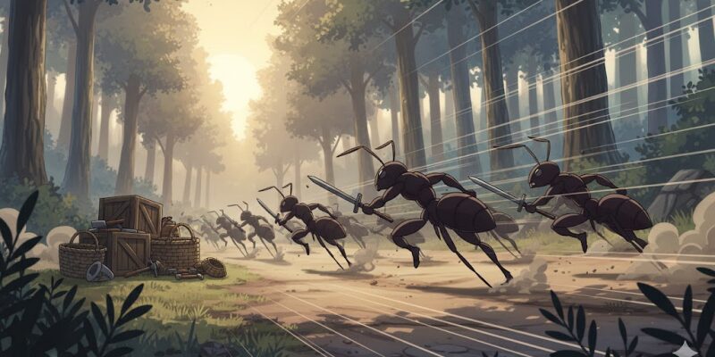 【ザ・アンツ】供給ラインと持続性の象徴を描く