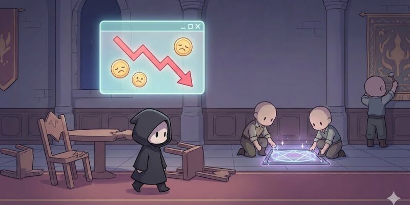 【魔王城ものがたり】赤字でも可能な行動と運用の切り替え方 止まらなくて大丈夫