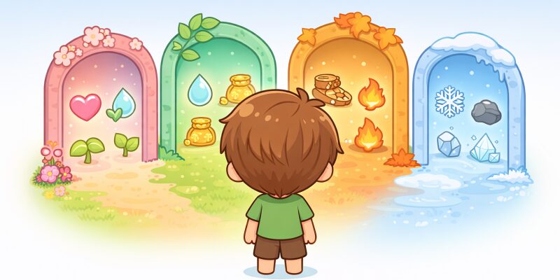 【Dinkum】Dinkumの季節は「資源ゲート」であり、行動を選別する装置だった