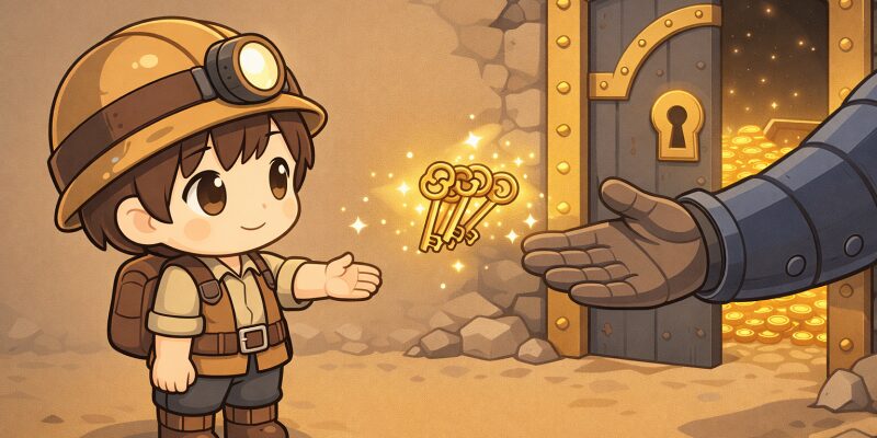 Dinkumにおける「古いカギ」は消耗品ではなく“通貨”である