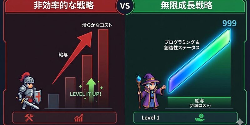 『ゲーム発展国++』“無限教育（パチンコ・メソッド）”で「Lv1のまま神になる」年俸抑制プロトコル