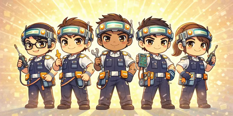 『ゲーム発展国++』全職種Lv5到達 → ハードウェアエンジニア完成