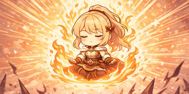 【リトルノア】バーストは「一番ダメージが出る技」と思われがちですが、 火属性ビルドでは安全を確保するための切り札として使います。