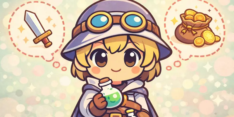 【リトルノア】攻略が安定しない原因として非常に多いのが、アクセサリ運が悪いと思い込んでしまうことです。 しかし実際には、アクセサリの内容そのものよりも、方舟修復がどこまで進んでいるかが結果を大きく左右します。