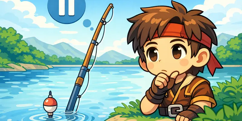 リメイク版『空の軌跡 the 1st』の釣りは、素早くボタンを押したり、タイミングを合わせたりする内容ではありません。画面上で行っている操作は少なく見えますが、その裏では決められた組み合わせの判定が静かに行われています。