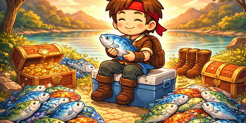 【空の軌跡 the 1st】リメイク版『空の軌跡 the 1st』の釣りは、操作の上手さを競うものではありません。場所ごとに用意された答えを、正しく選べたかどうかがすべてです。