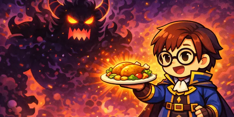 【空の軌跡 the 1st】料理を「回復手段」としてだけ見ている間は、ナイトメアの戦闘はどうしても運任せになります。ですが、成功料理と珍妙料理を使い分け、初回ボーナスを積み重ねていくと、戦闘の流れが変わります。
行動順が回ってくる直前に料理を使い、硬直なく数値を上書きする。敵の予備動作を見てからではなく、先に有利な判定を作っておく。この積み重ねが、被弾回数を減らし、全滅のリスクを確実に下げてくれます。