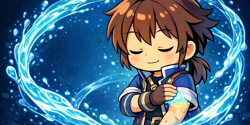 【空の軌跡 the 1st】水属性クオーツは、リメイク版でも変わらず
回復・持久・立て直しを担う重要な属性です。