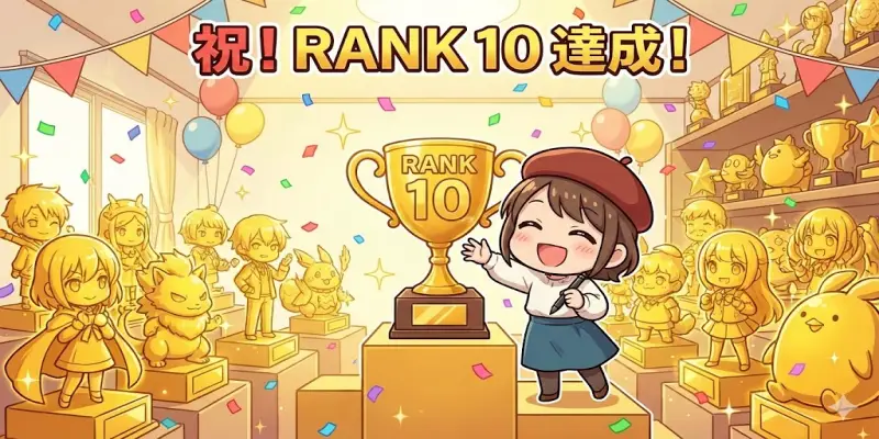 【まんが一本道〆】最短ランク10を実現する「倉庫特化ビルド」の結論