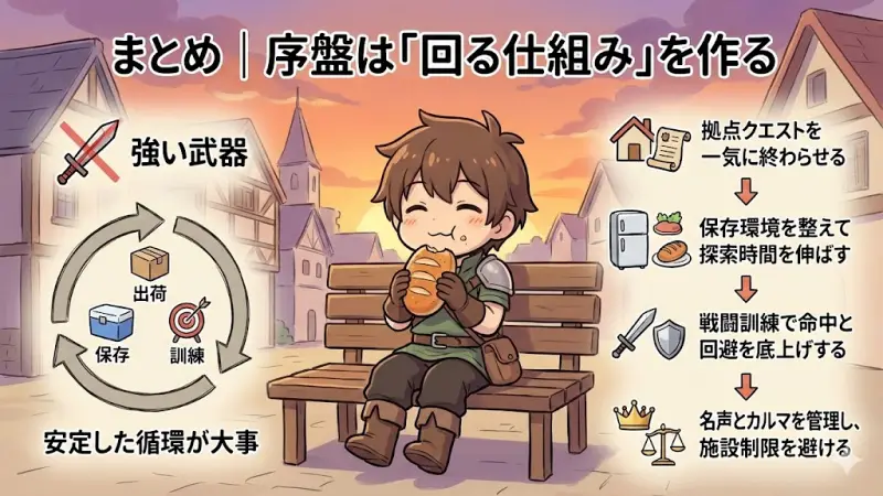 『Elin』序盤は「回る仕組み」を作る