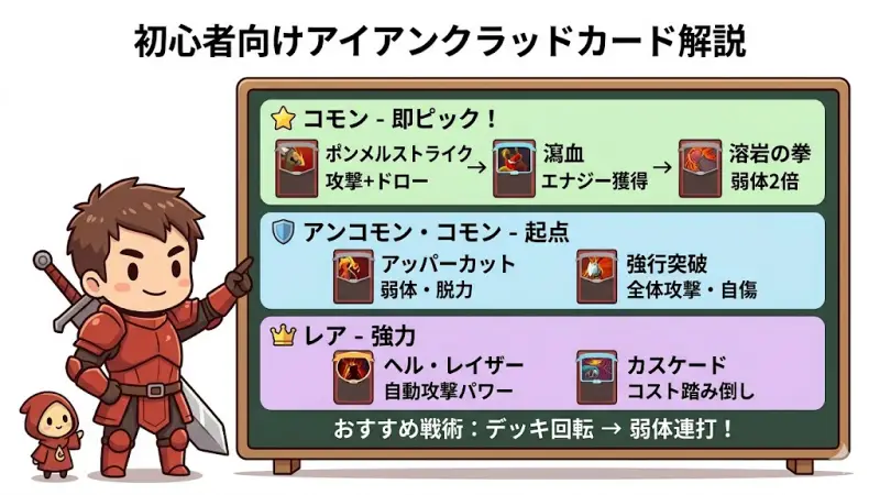 『slay the spire 2』初心者におすすめのアイアンクラッドカード